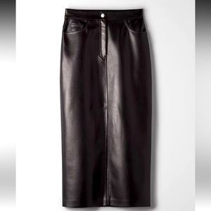 Aritzia Wilfred Free Leather Skirt. Brand new, never worn, tags still on!